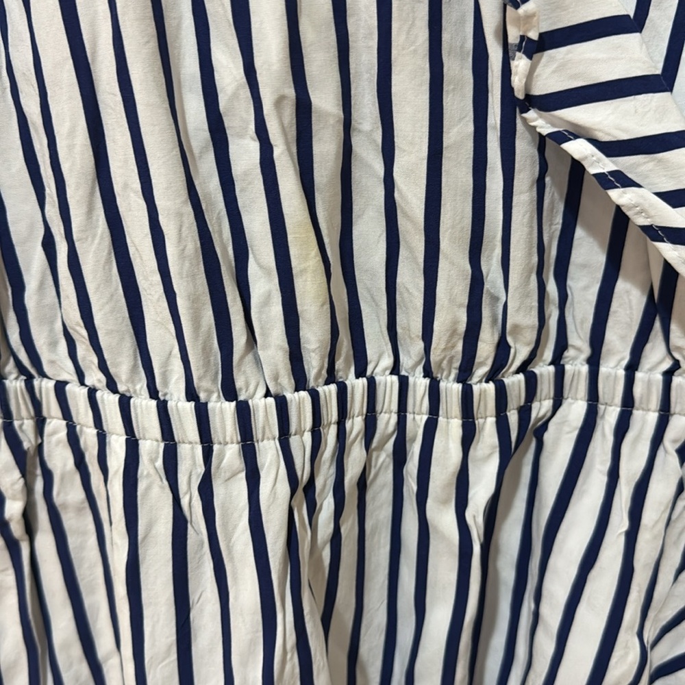 Express Striped Ruffle Wrap Cami Dress - Picture 10 of 10